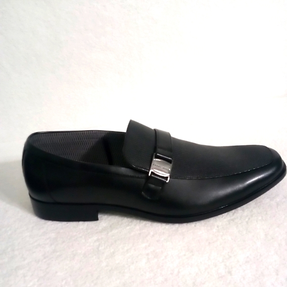 PERRY ELLIS MEN'S JUSTIN LOAFER | SIZE 11.5 | BLACK - Picture 5 of 11
